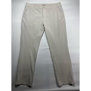 HUK Performance Fabrics Men's Lightweight Beige Chino Pants - Size 38 (39x31)